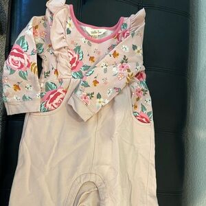 Matilda Jane Pink Floral Baby Onesie